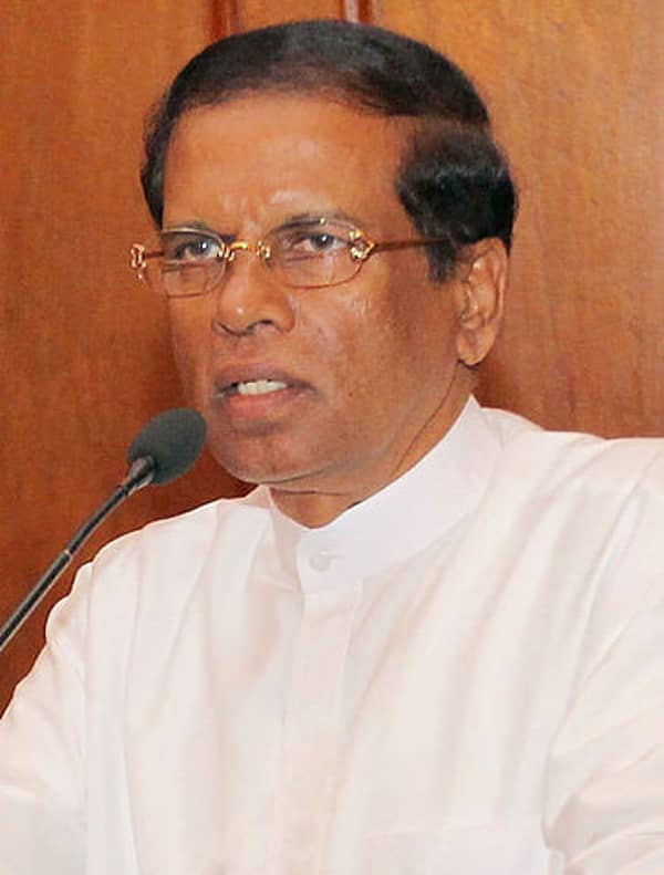 president Maithripala Sirisena