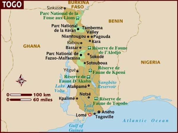 togo map
