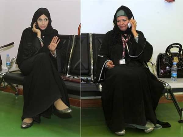 Sheikha Jufairi and Fatma Al-Kuwari