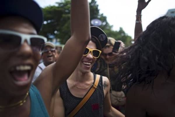 gay rights in Cuba at symbolic marriage march