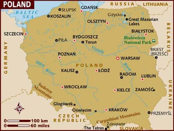 poland map