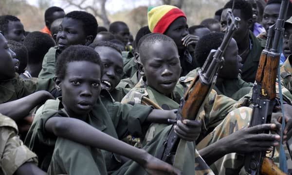 South Sudan child soldiers