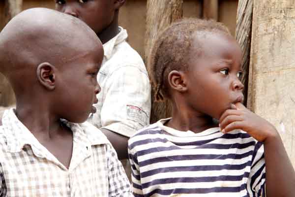 Children at IDP camp