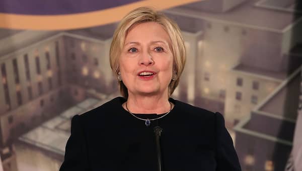 Hillary Clinton Attends State Department Ceremony Naming Section Of Building After Her