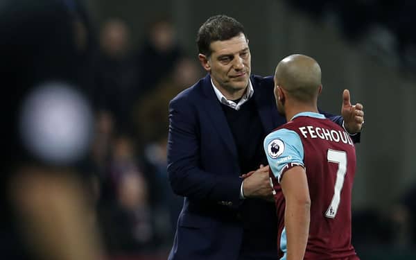 Slaven Bilic and Sofiane Feghouli
