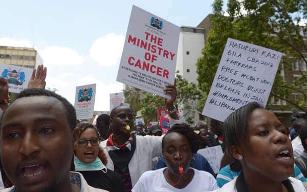 KENYA-HEALTH-DOCTORS-STRIKE