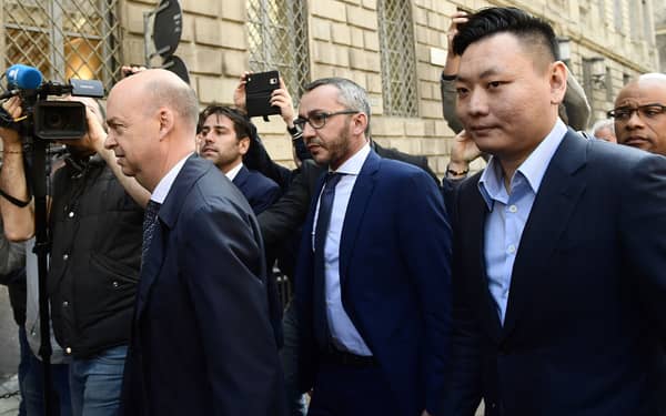 ITALY-CHINA-FBL-AC MILAN-BERLUSCONI-ROSSONERI