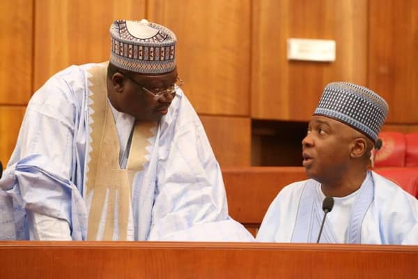 Afmed Lawan and Saraki