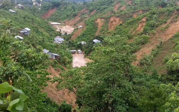BANGLADESH-WEATHER-LANDSLIDE
