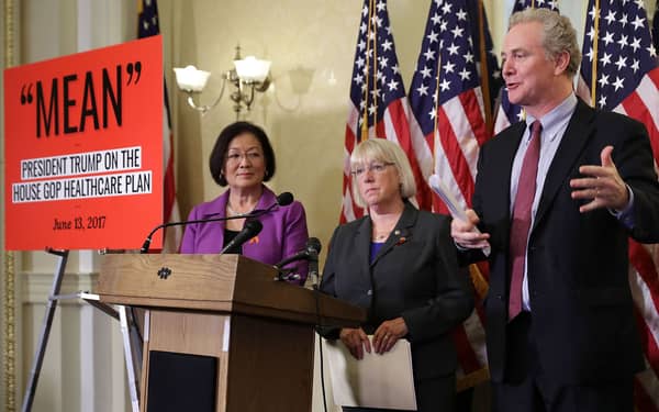 Senate Democrats Hold News Conference On Trumpcare And Chronic Diseases