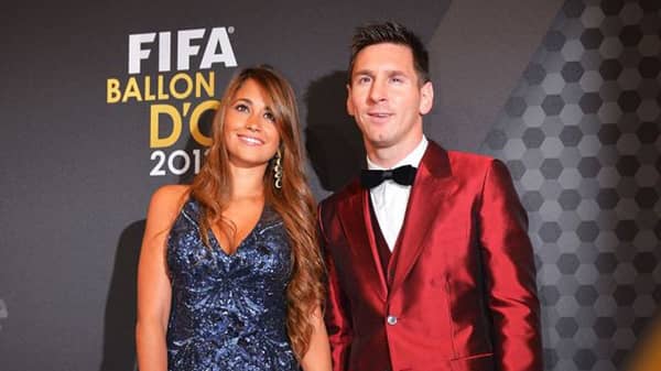 Lionel Messi and Antonella Roccuzzo