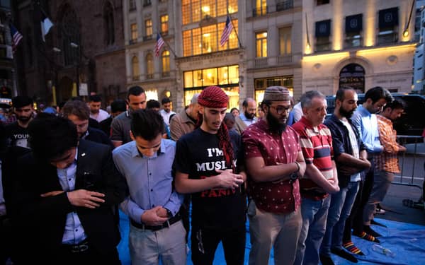 US-POLITICS-TRUMP-MUSLIM-RAMADAN-PROTEST