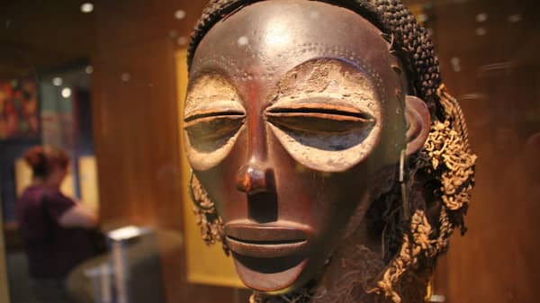 Chokwe mask in the National Museum of African Art, Washington