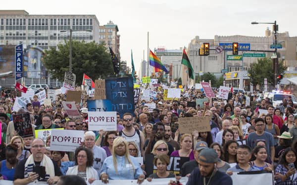 March Against Hate Held In Philadelphia In Wake Of Charlottesville