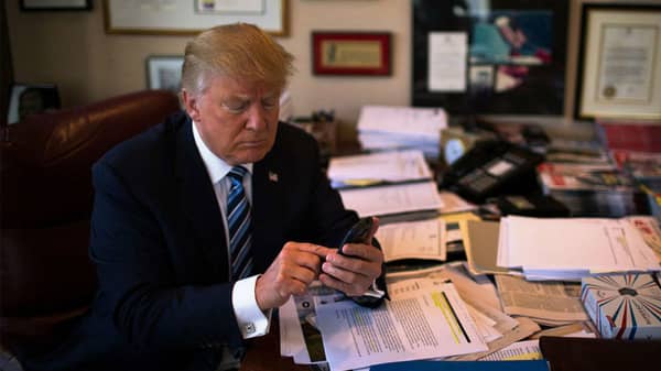 trump tweeting