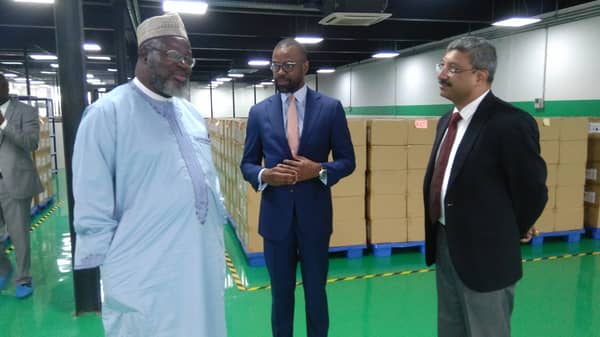 Shittu at AfriOne factory