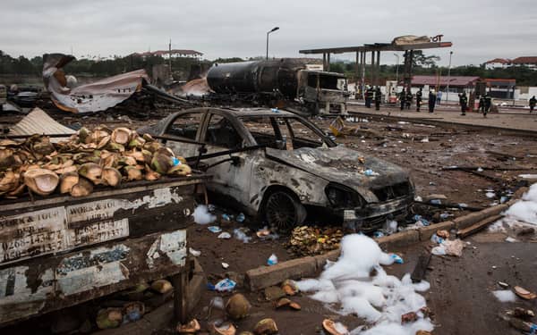 GHANA-EXPLOSION-GAS