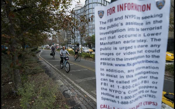 Aftermath of the October 31 New York attack