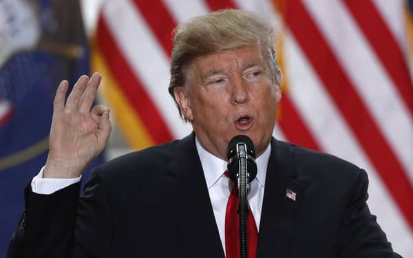 President Trump Delivers Remarks At Utah State Capitol In Salt Lake City