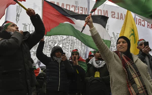 BELGIUM-EU-ISRAEL-DIPLOMACY-DEMO