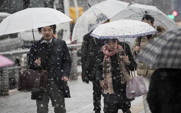 JAPAN-WEATHER-SNOW
