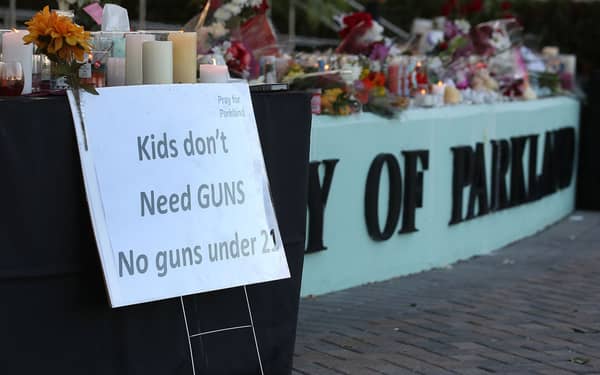 Florida Town Of Parkland In Mourning, After Shooting At Marjory Stoneman Douglas High School Kills 17