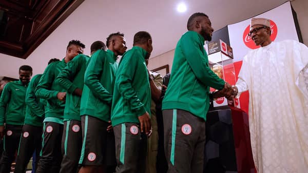 Buhari meets Eagles