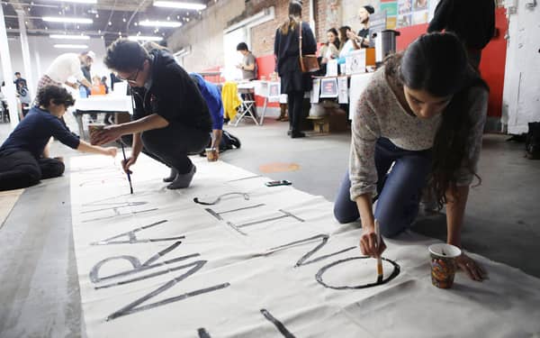 Activists Gather To Make Signs And Art Ahead Of Saturday’s March For Our Lives