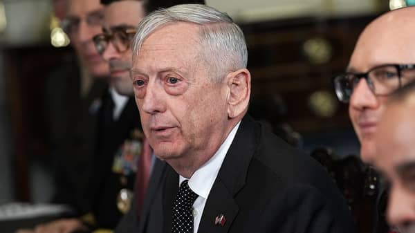 Defense Secretary James Mattis Hosts Honor Cordon For Qatari Minister Of Defense Khalid Bin Mohammed Al-Attiyah