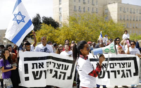 ISRAEL-POLITICS-MIGRANTS-DEMO