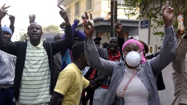 SENEGAL-OPPOSITION-GOVERNMENT-PROTEST