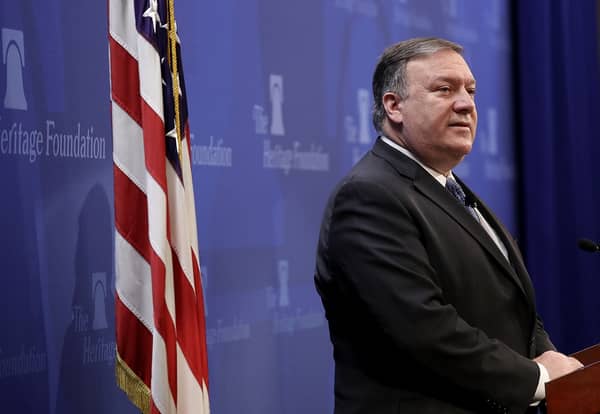 Secretary of State Mike Pompeo Delivers Remarks On New Iran Strategy