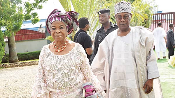 Adekunle Ojora and wife, Erelu Ojuolape