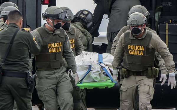 COLOMBIA-ECUADOR-KIDNAPPING-PRESS-REMAINS