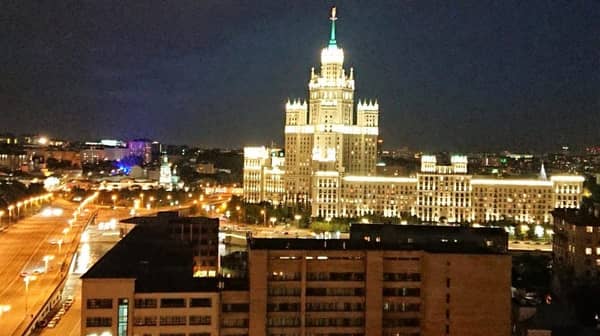 One of The Seven Sisters’ buildings built by the Soviet Union