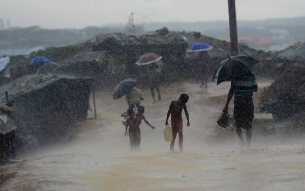 FILES-BANGLADESH-ROHINGYA-MYANMAR-REFUGEE-WEATHER