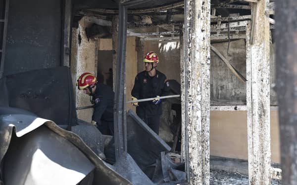 GREECE-EUROPE-FIRES-AFTERMATCH