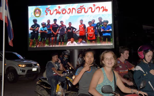 THAILAND-ACCIDENT-WEATHER-CHILDREN-CAVE