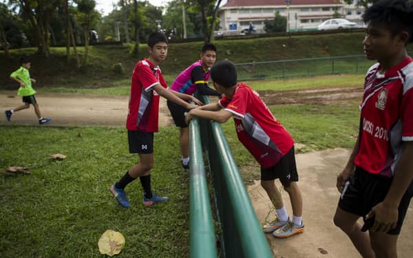 THAILAND-ACCIDENT-WEATHER-CHILDREN-CAVE
