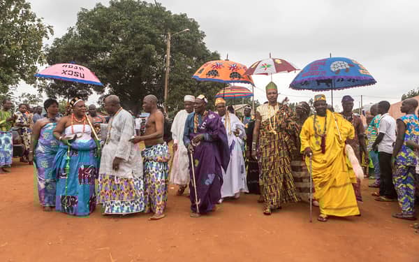 BENIN-ROYALS-KING-FUNERAL