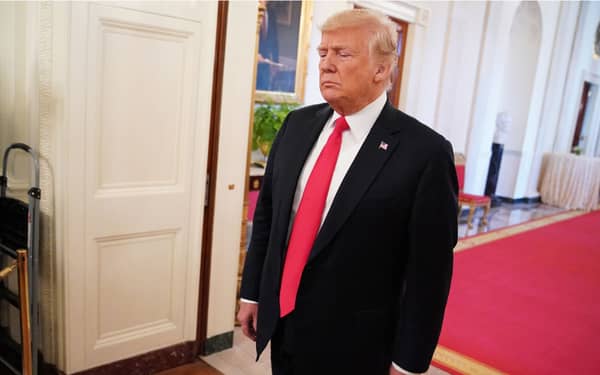 US President Donald Trump presents the Medal of Honor