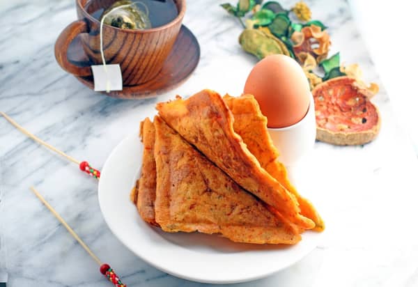 Yam toasties. Photo Dooney’s Kitchen.