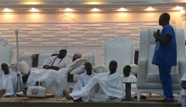 sowore at Ooni’s palace