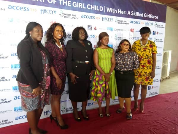 Hacey Health Initiative Internatinal Day of Girl Child celebration at Queens College, Yaba Lagos