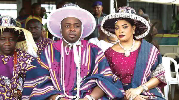 Oba Saheed Elegushi and wife, Sekinat