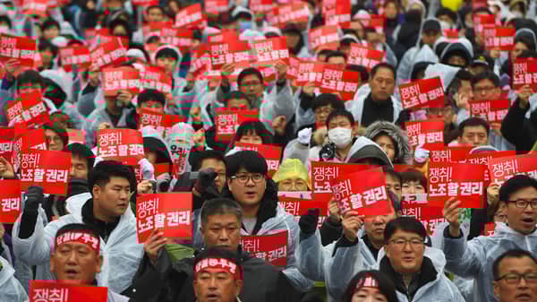 SKorea-labour-strike