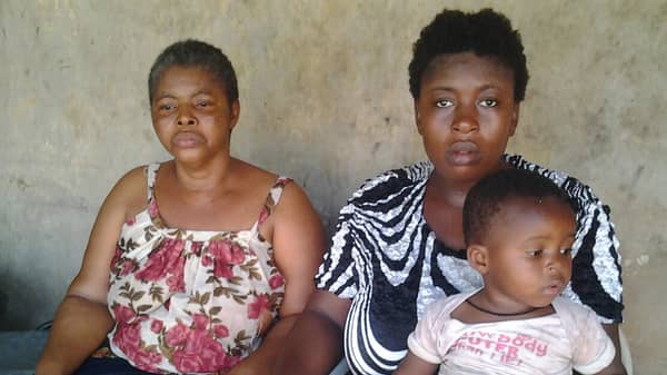 Late Ikechukwu’s mother, wife and son-1