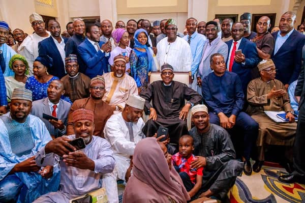 Buhari, Mohammed Rimi and other Nigerians in UAE