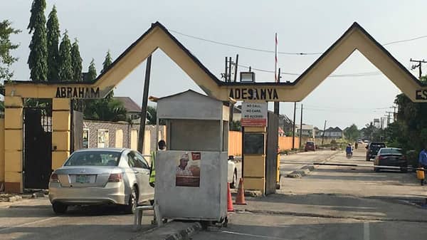 Abraham Adesanya estate