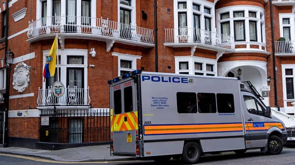 BRITAIN-SWEDEN-ECUADOR-ASSANGE-ASSAULT-POLICE
